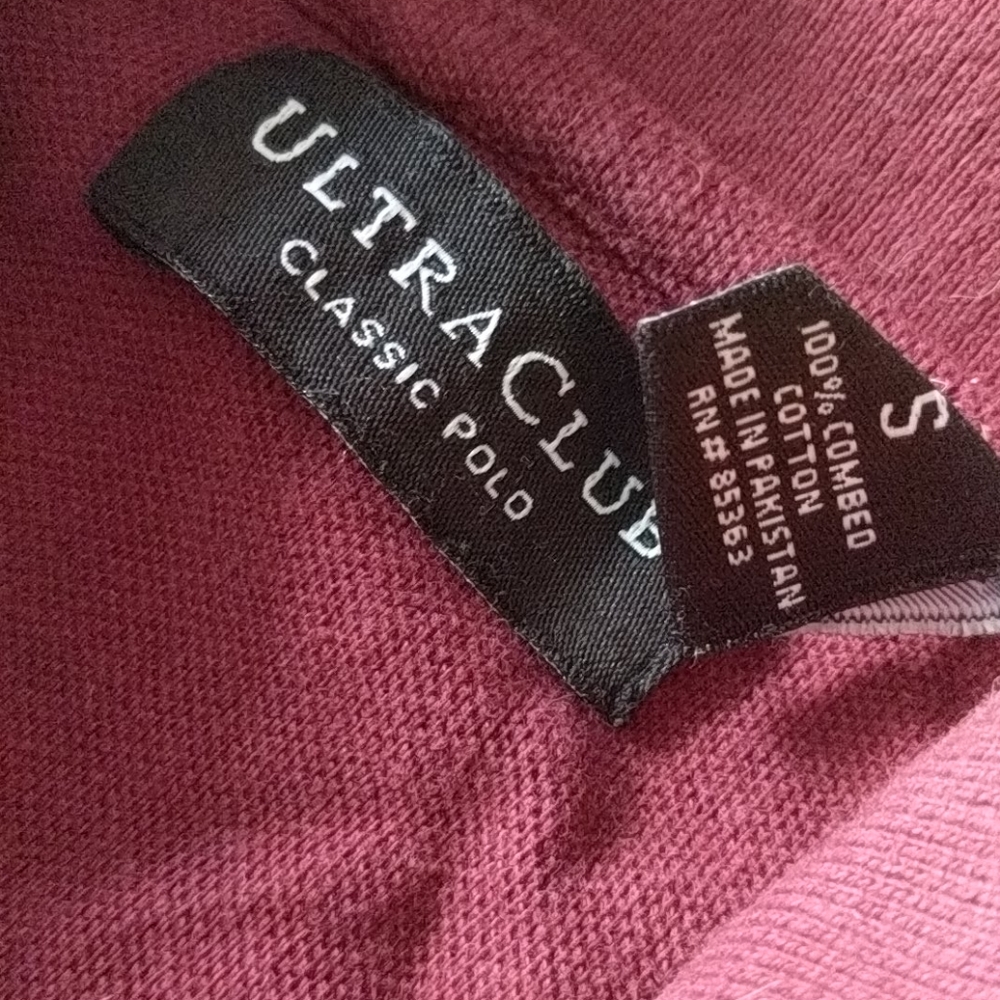 Sea World Discovery Cove Burgundy Polo Shirt S - Picture 3 of 5